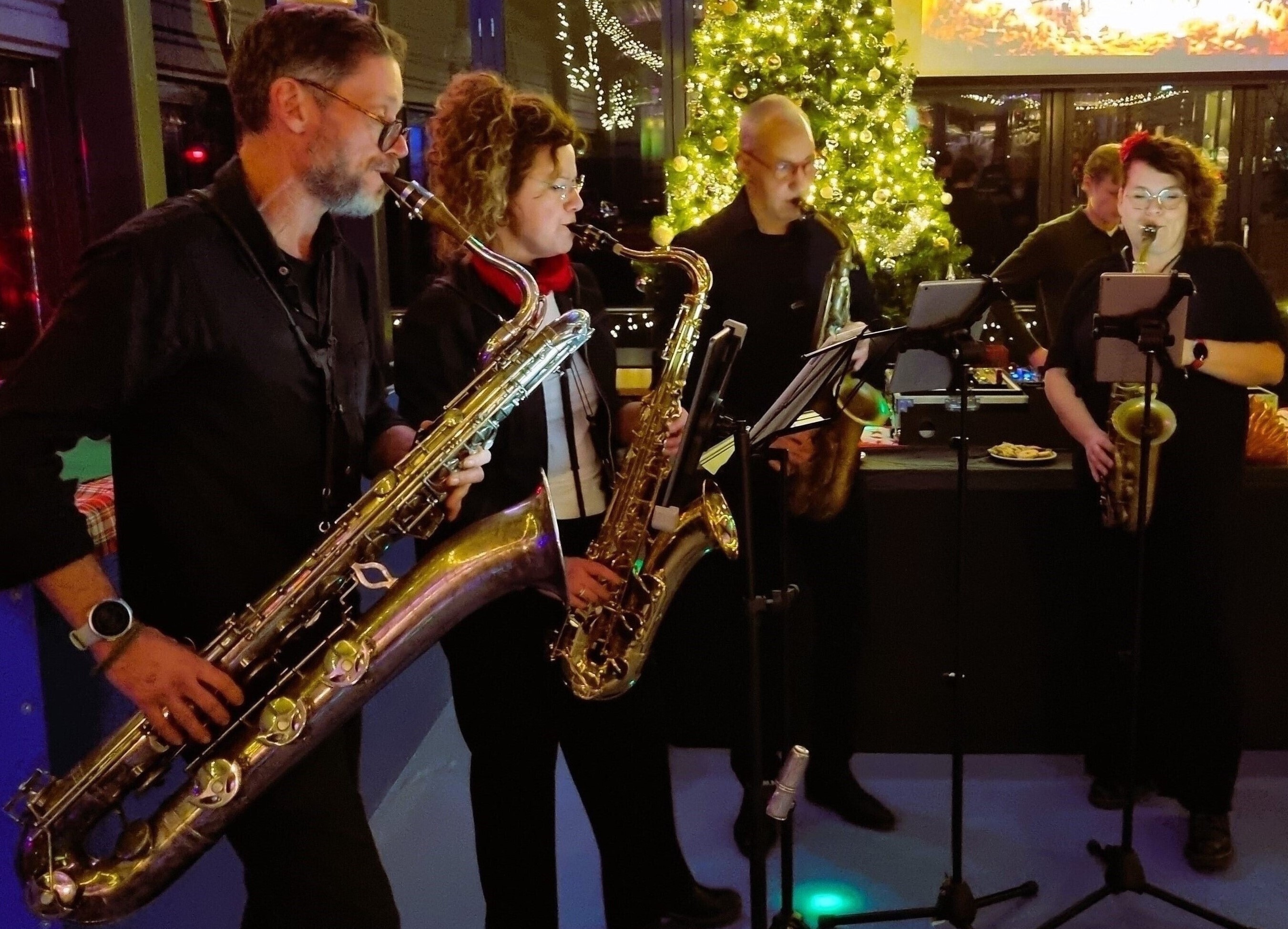 Saxofoon kwartet Christmas Party